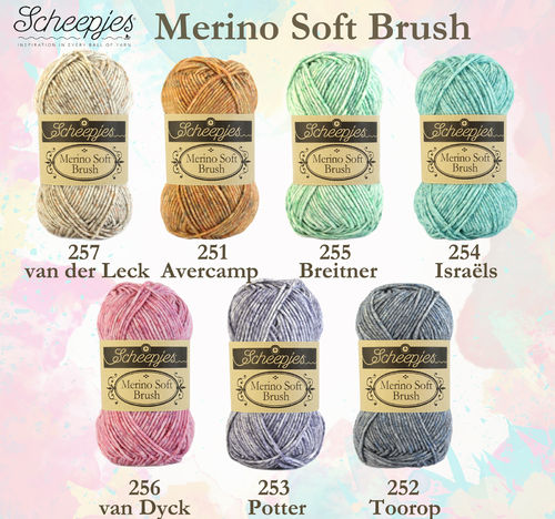 Merino Soft Brush- weiches Merinogarn in tollen Farben