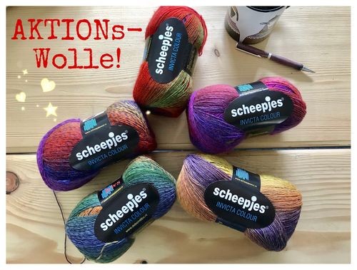 AKTION: Sockenwolle Invicta Colour in 5 fantastischen Farbverläufen