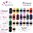 Scheepjes Cal 2019- Rozeta aus Colour Crafter- 6 Farbvarianten