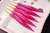 WollLolli Flame aus pinkfarbenem DragonWood, NS 2,0-5,0 CLOVER wählbar