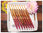 WollLolli Rokoko aus WolliWood® Farbreihe Pink/Gelb, Nadelstärke Clover wählbar