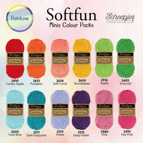 Rich Softfun Colour Pack 12 x 20 g 